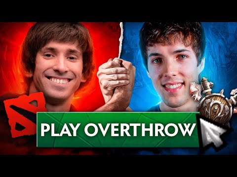 Dota Pro and WC3 Pro in Overthrow! Dendi & Grubby 🔥