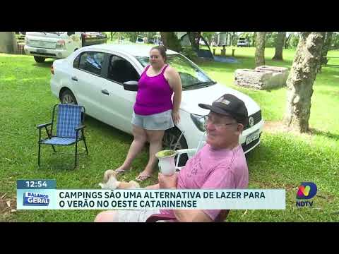 Camping atrai adeptos em Guatambu e reforça turismo de natureza em SC