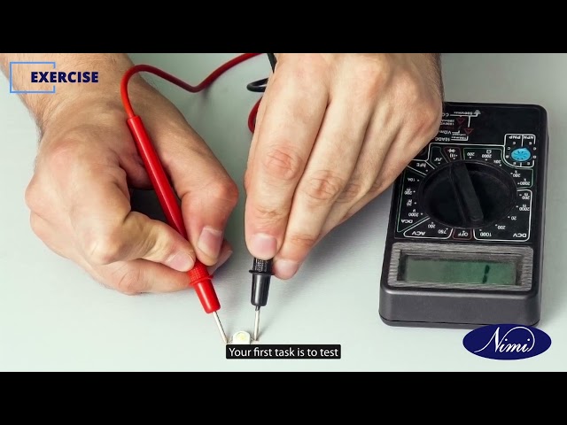Test LED and photodiode to verify the photo emitting effect