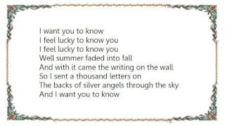 Blue Merle - Lucky to Know You Lyrics