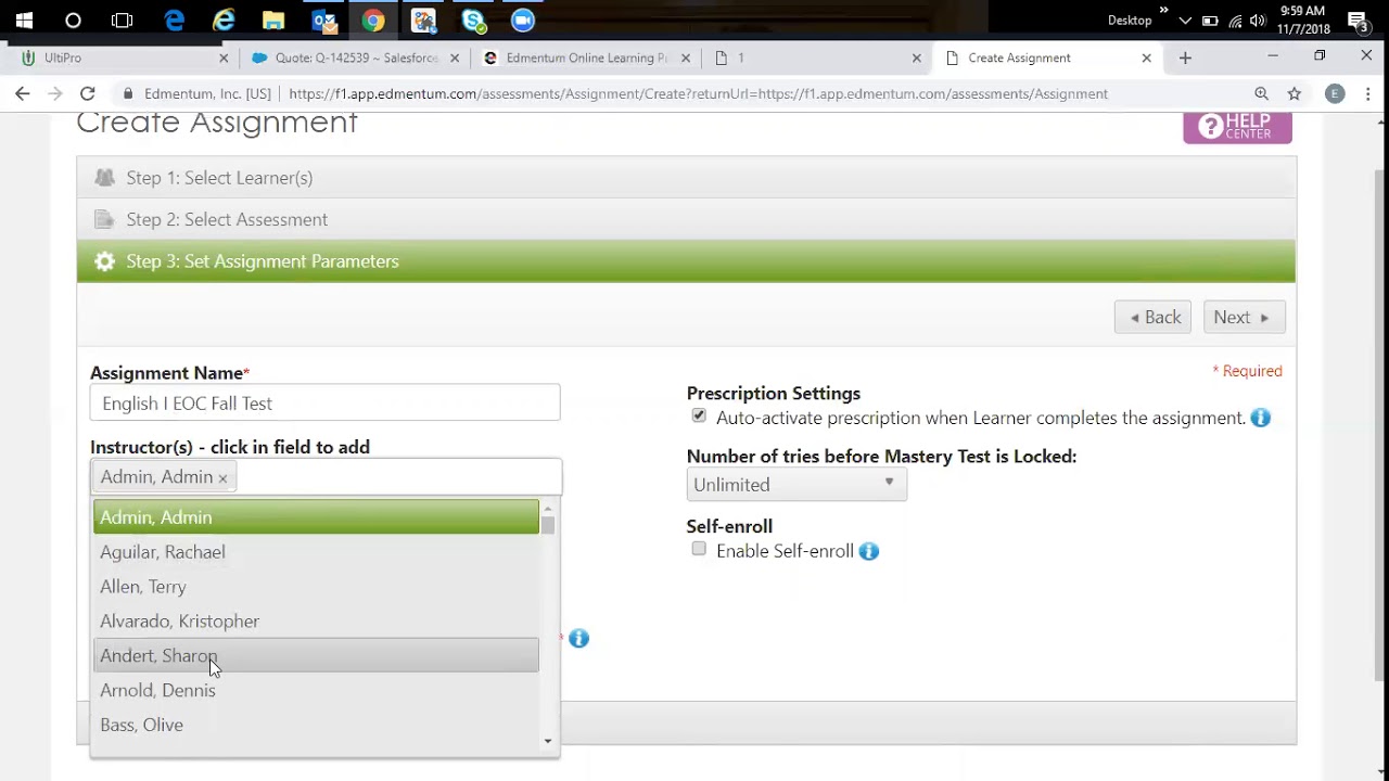 Getting Started: Edmentum Assessments