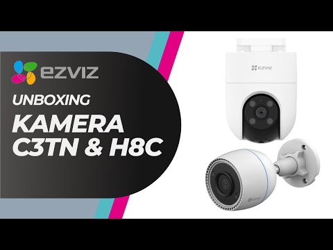 Unboxing EZVIZ H8c - Outdoor Pan, Tilt & Zoom Wi-Fi Camera + C3TN - Kamera Cerdas & Tahan Cuaca