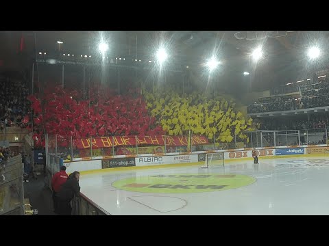 Choreo "Dr Buur isch dr König" (SCL Tigers vs. SC Bern, 14. Saisonspiel)
