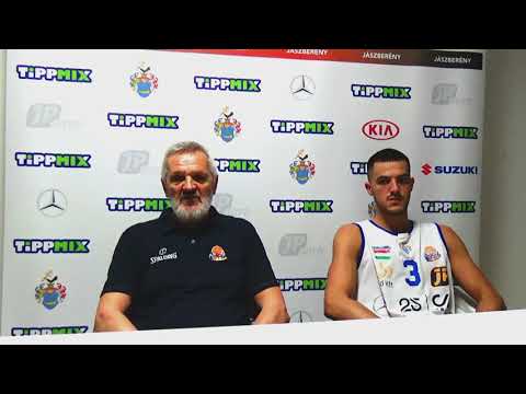 Földi Sándor és Chester Lewis nyilatkozata a Jászberényi KSE - Budapest Honvéd SE mérkőzést követően