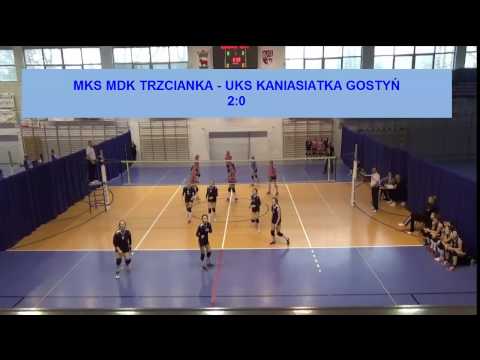 TURNIEJ MŁODZICZKI MKS MDK TRZCIANKA - UKS GOSTYŃ  2:0