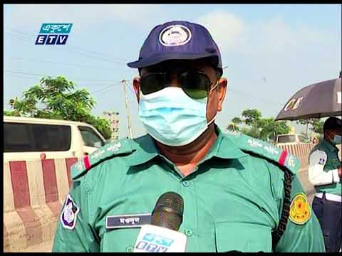 আমিনবাজার থেকে লকডাউনের খবর জানাচ্ছেন মফিউর রহমান