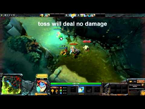 Toss no damage Bug - DOTA 2 TV