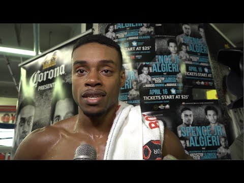 Errol Spence Jr. (19-0, 16 KO's ) welterweight on Chris Algieri PBC on NBC