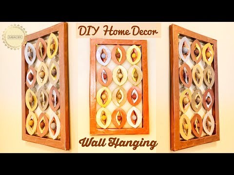 Wall Hanging Decoration | Unique Wall Hanging | wall hanging craft ideas | craft idea for home decor Video
