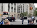 President Donald Trump s Motorcade in