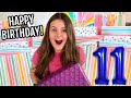 HOW WE CELEBRATED our DAUGHTERS 11th BiRTHDAY!🥳 OPENING PRESENTS!🎁