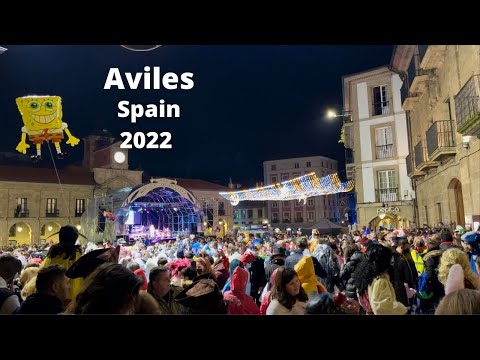 Aviles, Asturias, Spain 🇪🇸 ,Walking tour, Festival, 2022