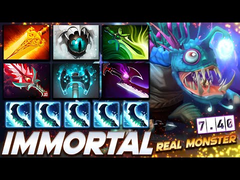 Slark Immortal 7.40 Monster Build - Dota 2 Pro Gameplay [Watch & Learn]