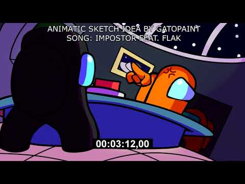 AMONG US SONG " Impostor " by GatoPaint feat. Flak [ANIMATION SKETCH]
