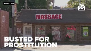 Woman charged with prostitution at Edmond massage parlor