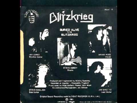 Blitzkrieg - Buried Alive - 7 inch single. 1981