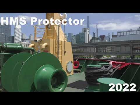 HMS Protector - The View from the Deck and on the Bridge