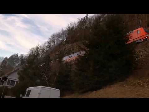 Autofahrt Höllental Falkensteig Schwarzwald Weihnachten 2017