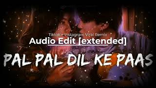 Download lagu pal pal dil ke paas- arijit singh audio edit [instagram version] new tiktok version mp3