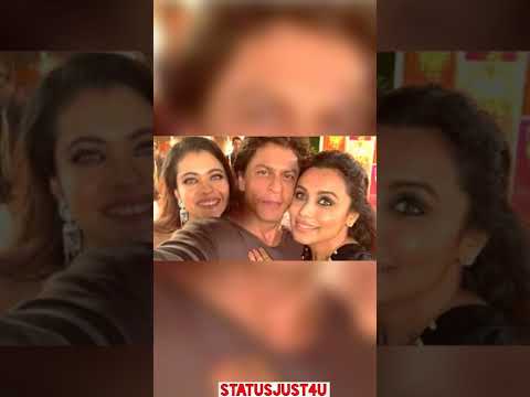 rani mukherjee and kajol with srk | rani mukherjee and kajol with shahrukh khan #kajol#rani  #shorts