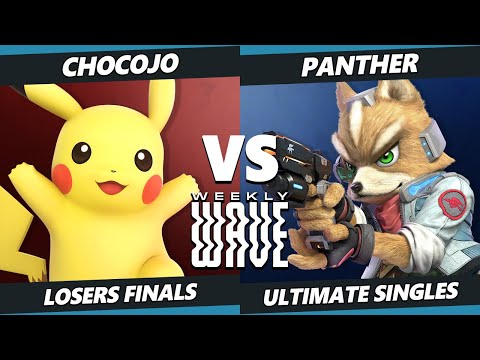 Weekly Wave 23 Losers Finals - Chocojo (Pikachu, Diddy Kong) Vs. Panther (Fox) SSBU Ultimate