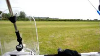 preview picture of video 'My Microlight Flight (1/6/2011) Takeoff'