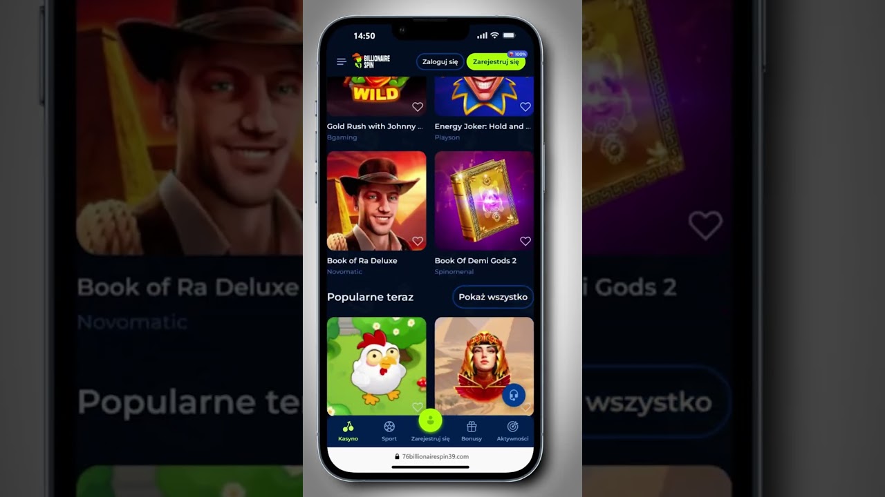 Billionairespin Casino bonus bez depozytu wideo