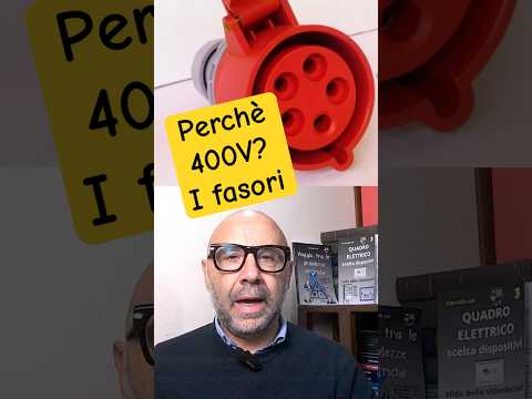 Perchè la tensione in trifase è 400VV se la otteniamo da due tensioni monofase di 230V? I fasori