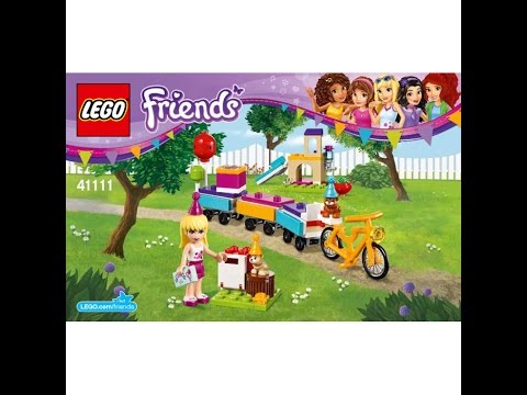 LEGO® Friends 41111 День рождения: поезд. Инструкция по сборке