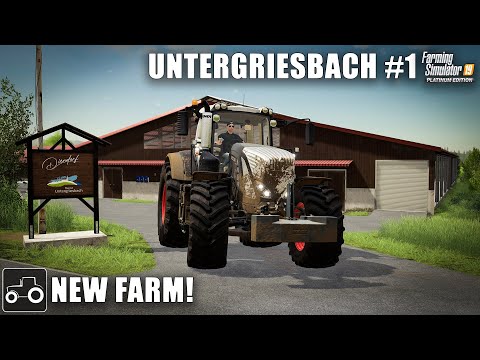 First Day At The New Farm, Untergriesbach #1 Farming Simulator 19 Timelapse