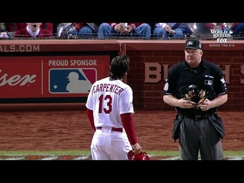 WS2013 Gm5: Lester whiffs Carpenter to end the frame