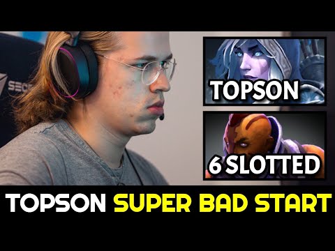 TOPSON Drow Ranger Super Bad Start vs 6 Slotted Anti Mage Dota 2