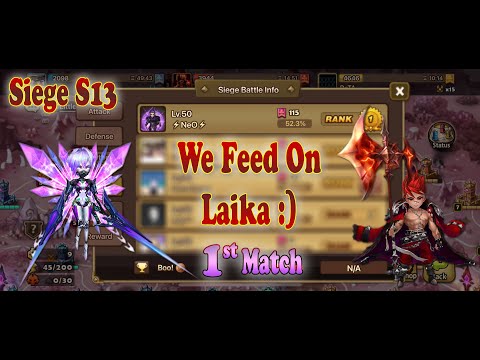 S13 Siege Match 1 - Summoners War Sky Arena