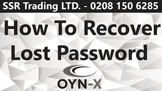 How to Recover Lost DVR or NVR Password of OYN-X XVR NVR - OYNX Pass word reset or recover
