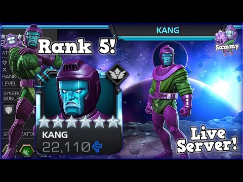 Rank 5 KANG Rank Up & Gameplay! Live Server! | Marvel Contest of Champions