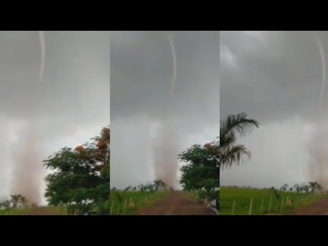 Moradores registram início de tornado no interior de São Paulo 