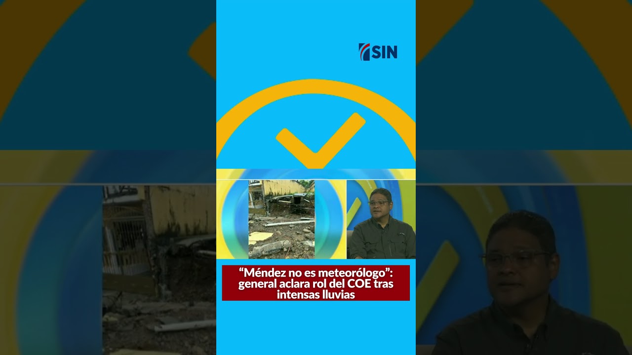 “Méndez no es meteorólogo”: general aclara rol del COE tras intensas lluvias