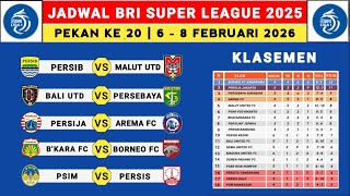 Download lagu Liga 1 2025 Schedule Week 20 - Persib vs Malut United - Persija vs Arema FC - Liga 1 Indonesia mp3