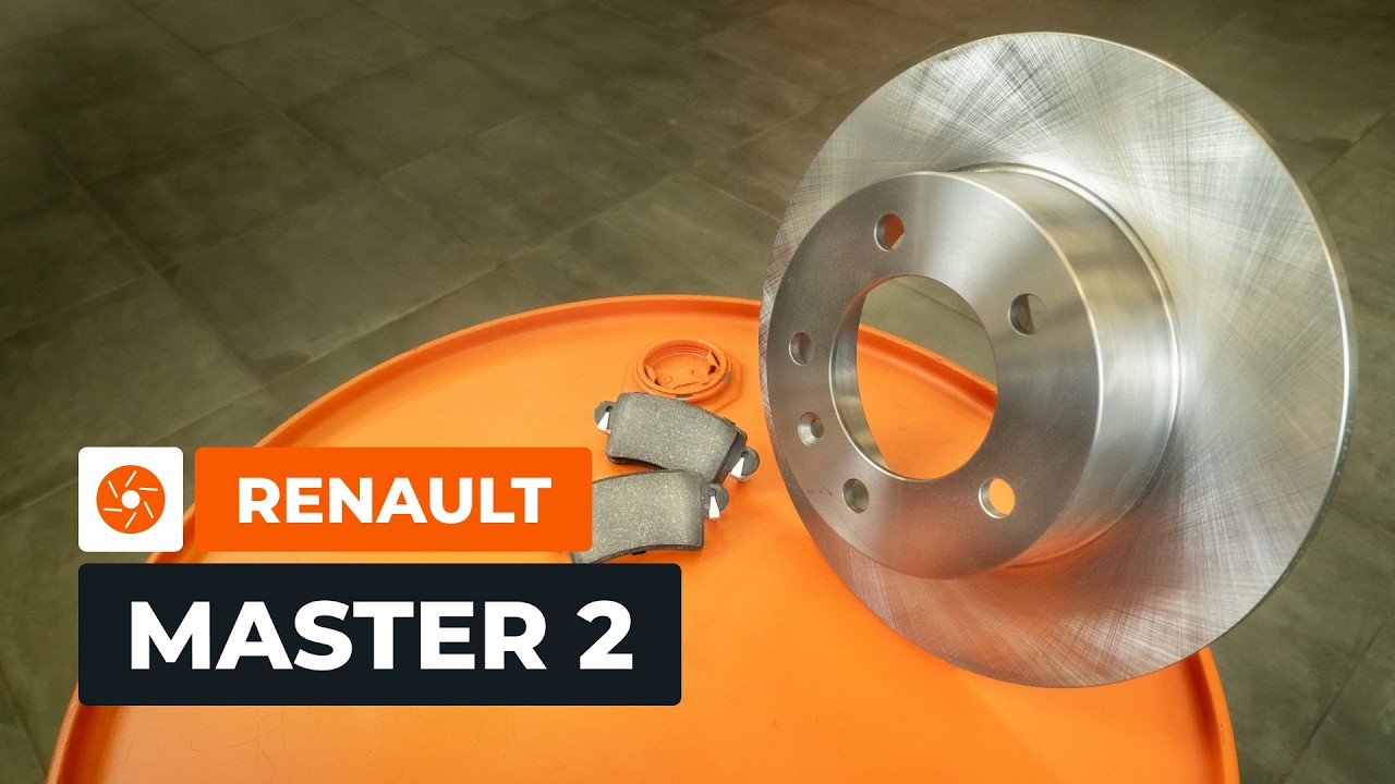 Byta bromsskivor fram på Renault Master 2 skåpbil – utbytesguide