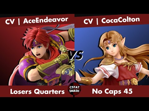 NO CAPS #45 Losers Quarters - AceEndeavor (Roy) vs CocaColton (Zelda) SSBU Tournament