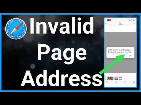 How To Fix Safari Can't Open Page Because Address Is Invalid