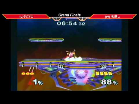 MasterHand 4 GrandFinals [L]Tapioka(Falco Fox Sheik) vs [W]Nanashi(Samus Fox)