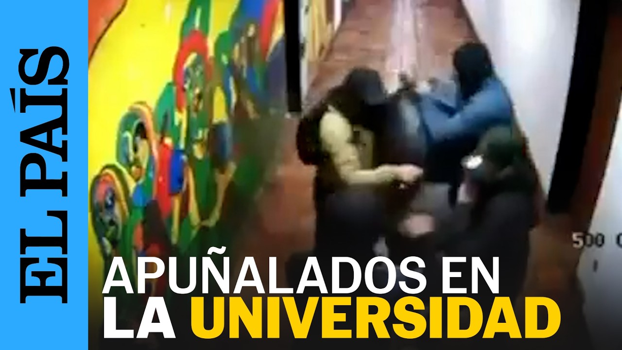 APUÑALAN a tres ESTUDIANTES dentro de la UNIVERSIDAD NACIONAL en BOGOTÁ | EL PAÍS