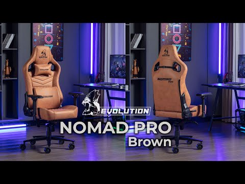 Игровое кресло Evolution Nomad PRO (коричневый)