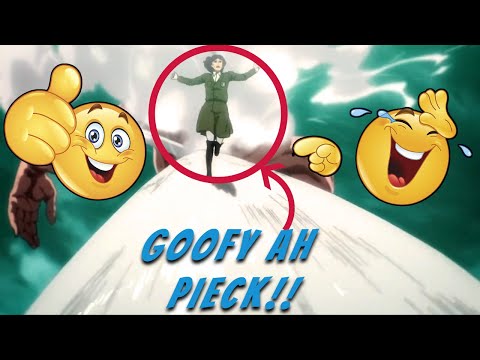 Running Pieck with GOOFY SOUND EFFECTS - Attack on Titan Final Season Finale