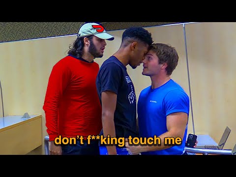 Fight Breaks Out During College Lecture Prank!