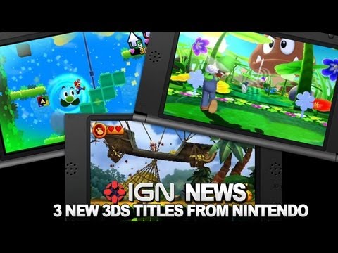 IGNニュース - 任天堂の3DS新作ゲーム3本を紹介 (IGN News - 3 New 3DS Games from Nintendo)
