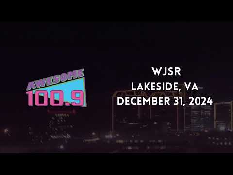 WJSR Lakeside, VA (Awesome 100.9) | Jingles & Sweepers | December 31, 2024