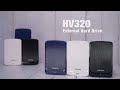 Kietasis diskas Išorinis diskas ADATA HDD HV320 1TB 2,5'' USB3.0 - juodas