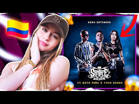 COLOMBIANA REACCIONA A Santa Fe Klan, Neto Peña, Yoss Bones - Debo Entender